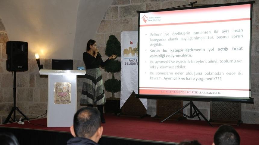 Payas’ta cinsiyet eşitliği ve kadına şiddet semineri