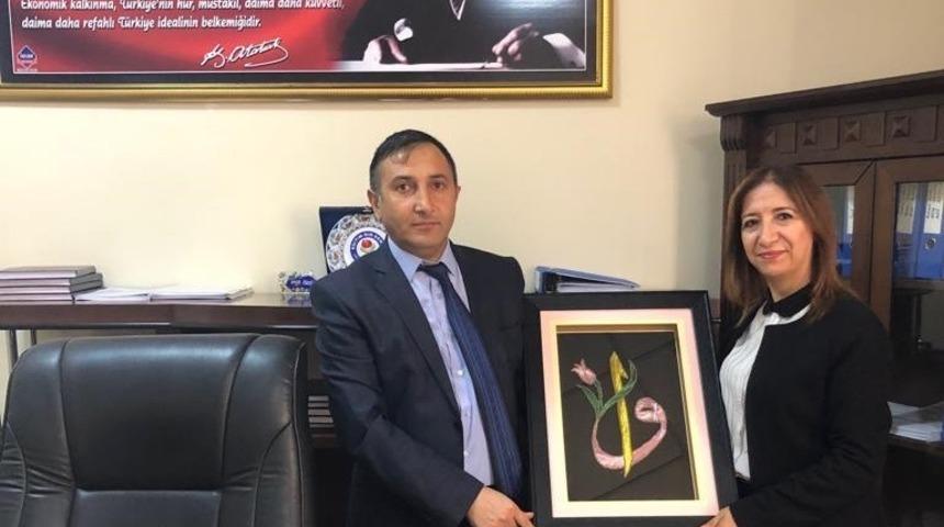 ADEM M&uuml;diresi &Ouml;zcan&rsquo;dan SYDV M&uuml;d&uuml;r&uuml; &Ouml;zdil&rsquo;e ziyaret