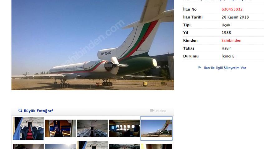 Sahibinden satılık u&ccedil;ak, yolcu gemisi