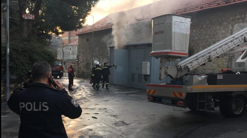 S&ouml;ke&rsquo;de trafo patladı