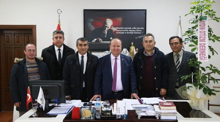 Aydın Otizm Derneği&rsquo;nden Başkan &Ouml;zakcan&rsquo;a ziyaret