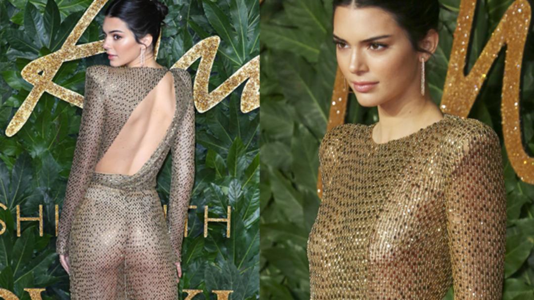 İngiltere'yi transparan elbisesiyle b&uuml;y&uuml;ledi!