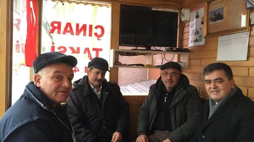 Başkan Yalçın esnafın sorunlarını dinledi