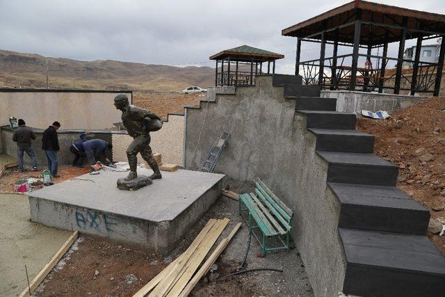 Çanakkale Şehitleri Anıt Parkında çalışmalar devam ediyor