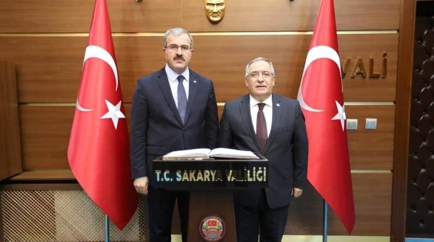 Vali Ömer Toraman’dan, Vali Ahmet Hamdi Nayir’e ziyaret