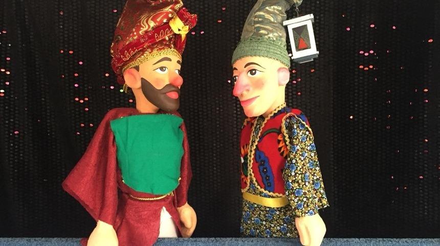 Minikler kukla tiyatrsou ile keyifli anlar yaşadı