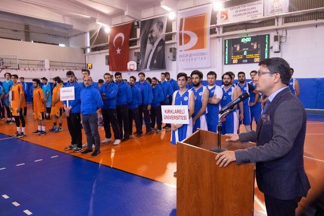 Basketbol 2. Lig Müsabakaları Şeyh Edebali Üniversitesinde başladı