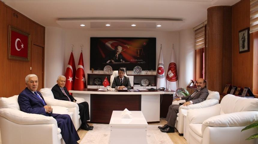 ESOB Başkanı Konak&rsquo;tan Cumhuriyet Başsavcısı &Ccedil;elenk&rsquo;e ziyaret