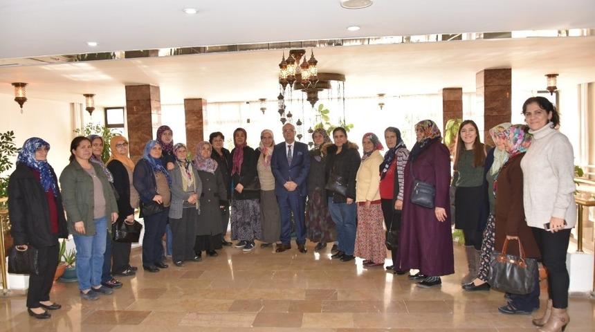 Başkan Kayda, Hasalanlı kadınları ağırladı