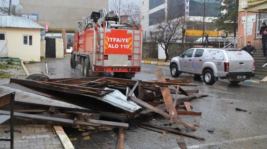 Muş&rsquo;ta şiddetli fırtına