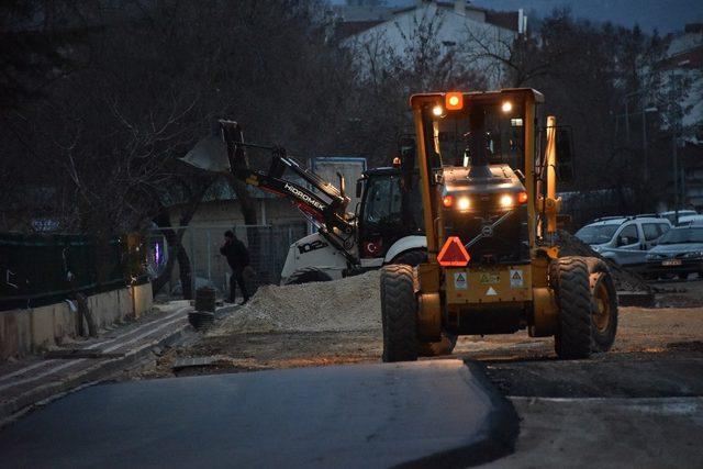 Bozüyük’te asfaltlama çalışmaları devam ediyor