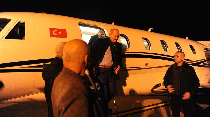 Bakan Soylu Rize Emniyet Müdürü Verdi’nin şehit edilmesinin ardından Trabzon’a geldi