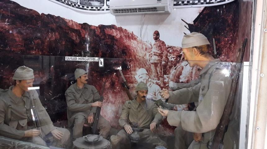 &Ccedil;anakkale 1915 Gezici M&uuml;ze Tırı Dat&ccedil;alılarla buluştu