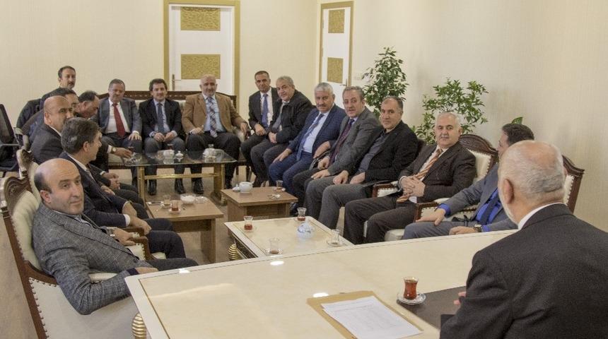 Kurum amirlerinden Van M&uuml;ft&uuml;l&uuml;ğ&uuml;ne ziyaret