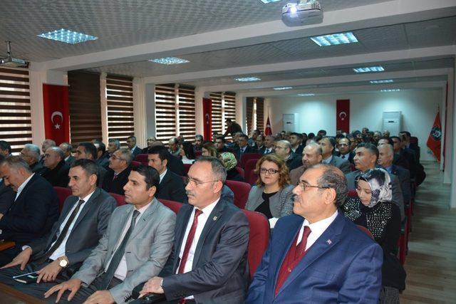 Eğitimi değerlendirme toplantısı yapıldı 1