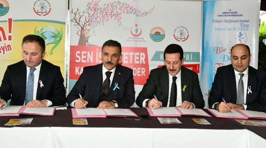 Samsun’da 2 sağlık projesinde imzalar atıldı