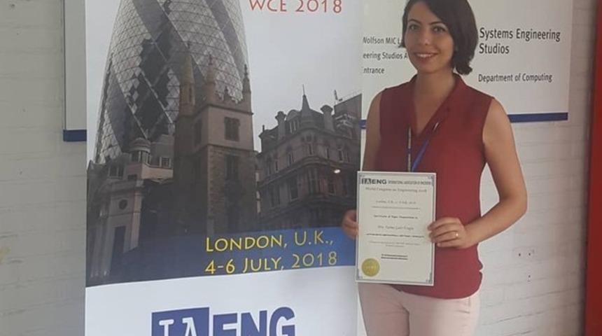 BÜ Araştırma Görevlisine ödül