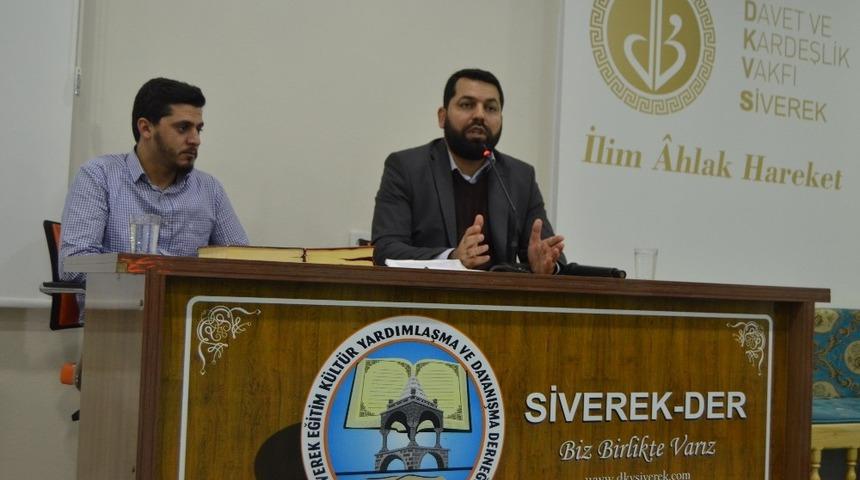 Siverek’te "Noel Baba bizim neyimiz olur" semineri