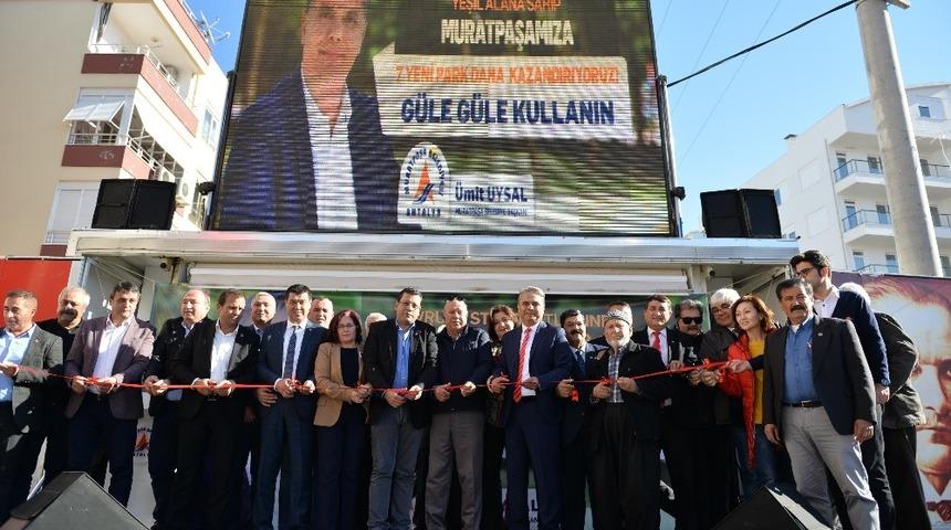Muratpaşa&rsquo;da 7 parkın toplu a&ccedil;ılışı yapıldı