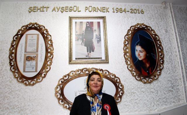 Şehit Ayşegül Pürnek'in adı anaokulunda yaşayacak