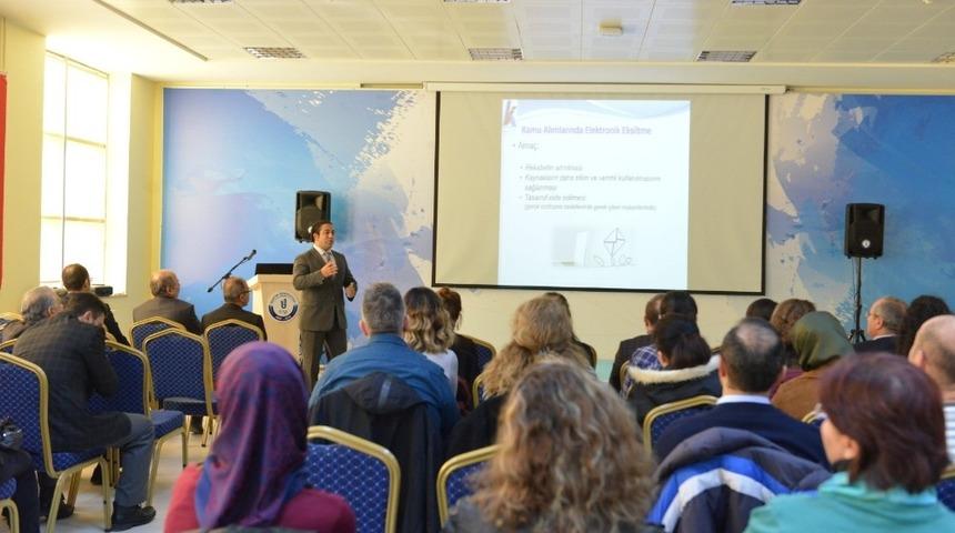 Bartın &Uuml;niversitesi&rsquo;nde e-ihale eğitimi verildi