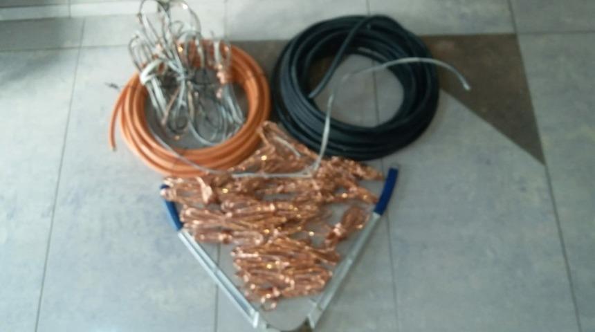 4 bin TL’lik kablo çalan 3 şüpheli yakalandı