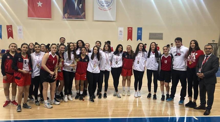 Basketbol Okullar Arası Gen&ccedil; A Kızlar il Birinciliği Tamamlandı