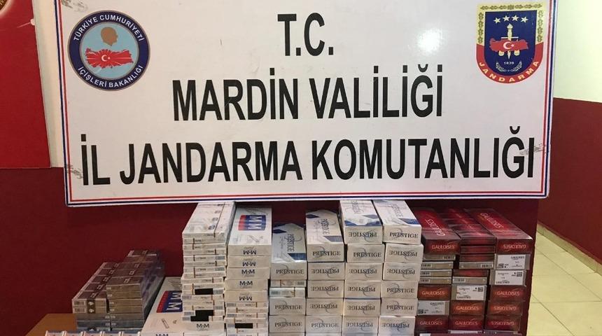 Mardin&rsquo;de 950 paket ka&ccedil;ak sigara ele ge&ccedil;irildi