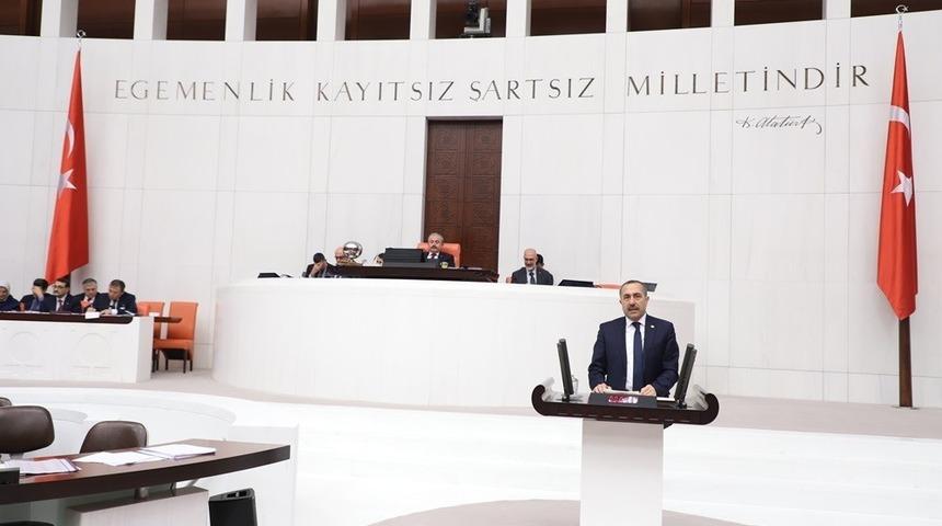 Abdulahat Arvas, TBMM Genel Kurulunda konuştu