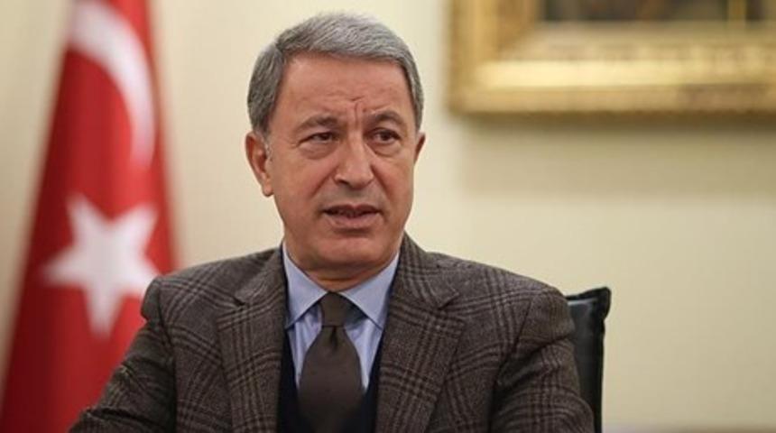 Milli Savunma Bakanı Akar: Teröristlerin eğitilip donatılması kabul edilemez
