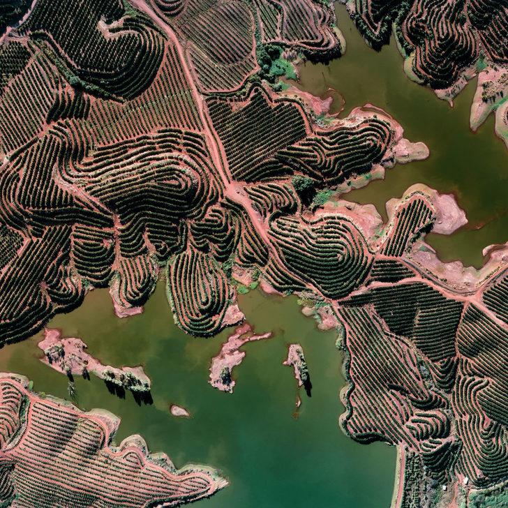 Dünyanın dört bir yanından sıra dışı kuşbakışı görüntüler G1