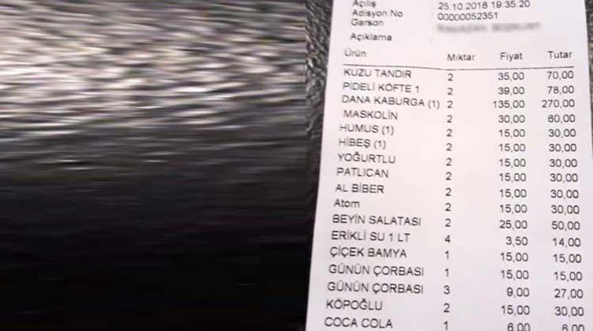 İkram sanıp yediler, hesabı görünce şoke oldular