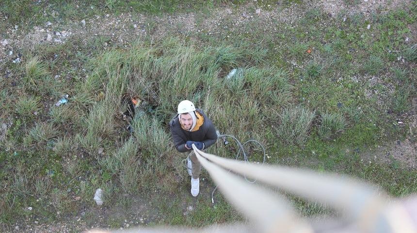 Surlarda &ouml;ğrencilere dağcılık eğitimi