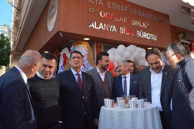 AESOB Alanya Sicil Bürosu Yeni Hizmet Ofisi Açıldı