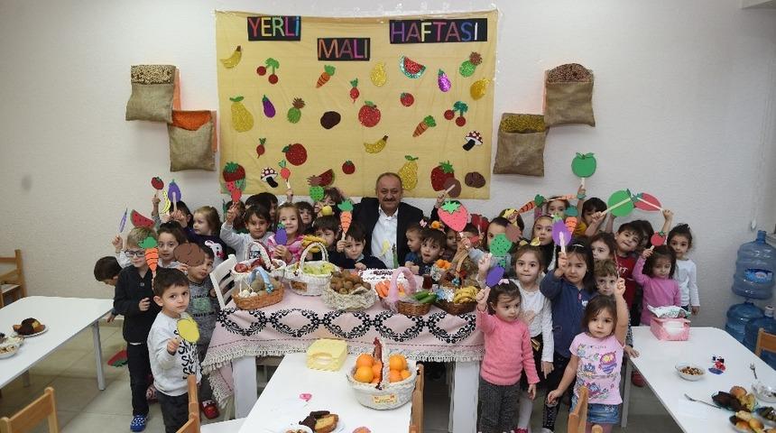 Belediye Kreşinde Yerli Malı Haftası kutlandı