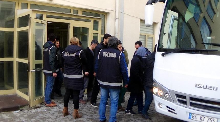 Uşak merkezli FET&Ouml;/PDY operasyonu: 8 g&ouml;zaltı