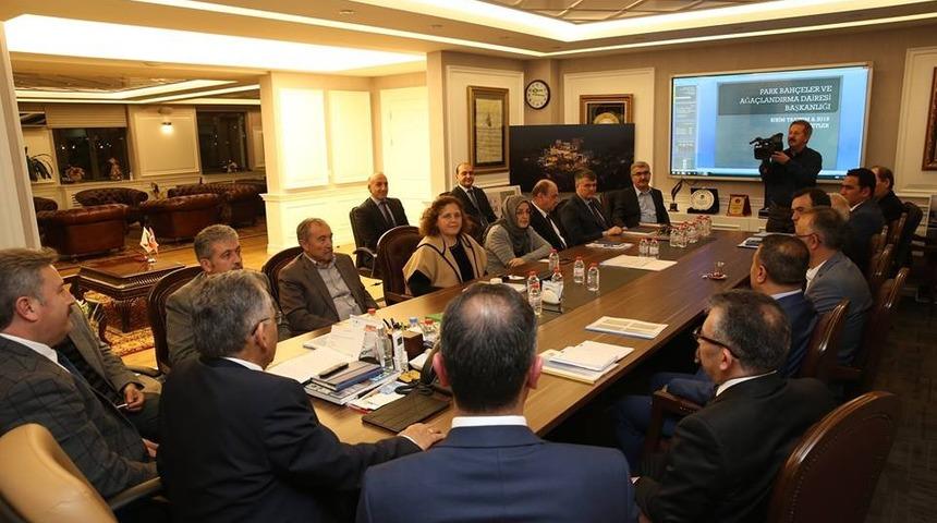 Başkan Dr. Memduh B&uuml;y&uuml;kkılı&ccedil;, Koornidasyon toplantısı ile şehir b&uuml;t&uuml;nl&uuml;ğ&uuml; yatırımları