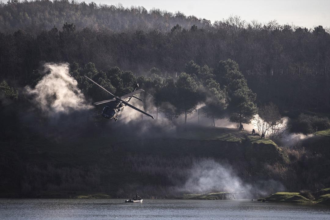 &Ouml;zel harekat polisinden ger&ccedil;eği aratmayan tatbikat 