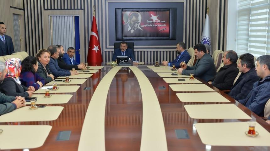 Başkan G&uuml;rkan&rsquo;a ziyaretler