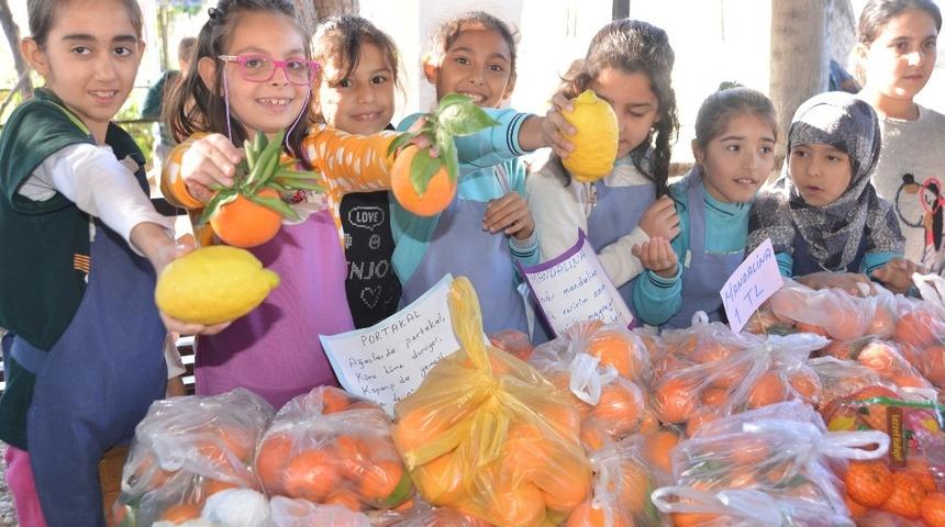 &Ouml;ğrenciler &ldquo;Okul Pazarı&rdquo; etkinliğiyle pazarcı oldu