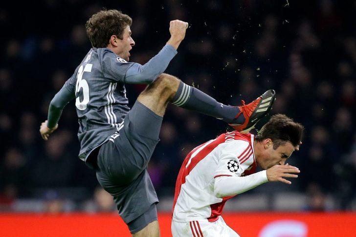 Thomas Müller'in Tagliafico'ya attığı tekme olay yarattı! G4