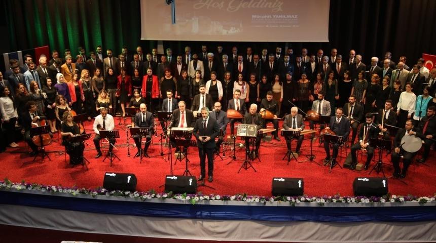 Belediye personeli &lsquo;Ş&uuml;kran Konseri&rsquo;nde buluştu