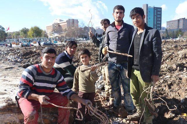 Millet parkı için yıkılan şehir stadı hurdacıların umudu oldu