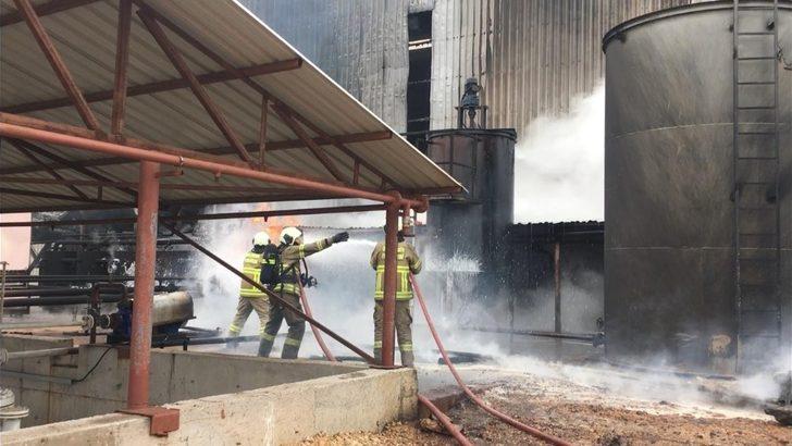 Bitkisel yağ fabrikasında yangın G3