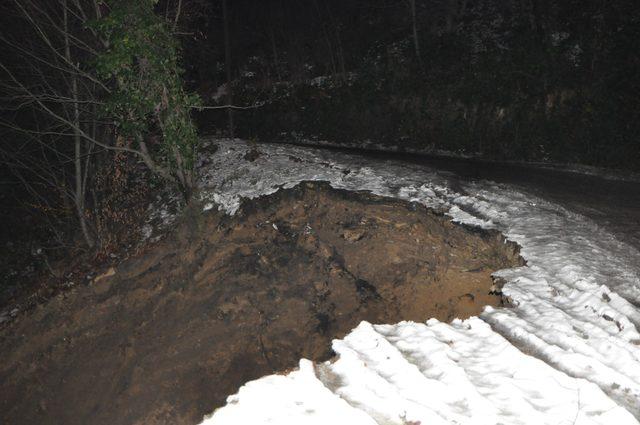 Zonguldak'ta heyelan: 1 ev boşaltıldı