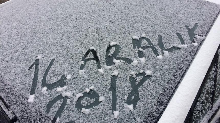 Meteorolojinin uyardığı kar yağışı başladı