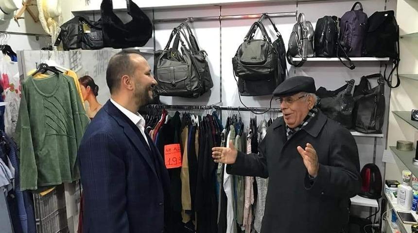 AK Partili Erürker, Yağcılariçi esnafını ziyaret etti