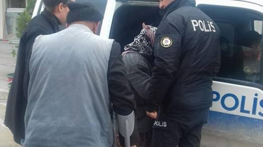 Selendi polisinden &ouml;rnek davranış