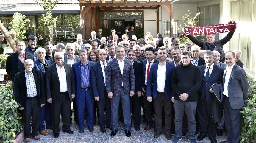 Başkan Uysal Y&ouml;r&uuml;k - T&uuml;rkmen dernekleriyle