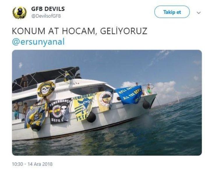 Fenerbahçe taraftarının Ersun Yanal çılgınlığı G1